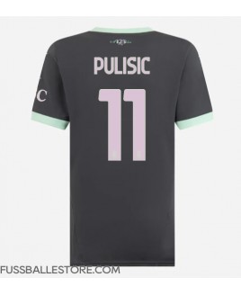 Günstige AC Milan Christian Pulisic #11 3rd trikot Damen 2024-25 Kurzarm